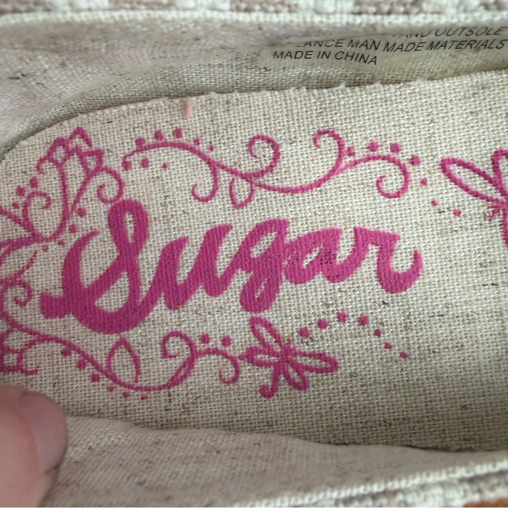 Sugar Evermore striped espadrille size 6‎